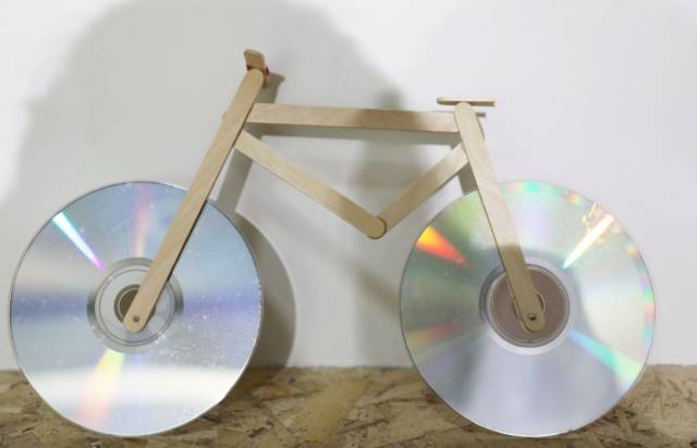 废弃光盘的创意diy