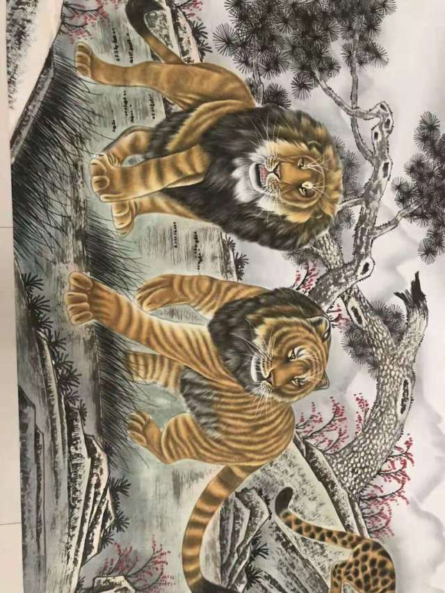 百兽图百业兴旺河南画家王保清