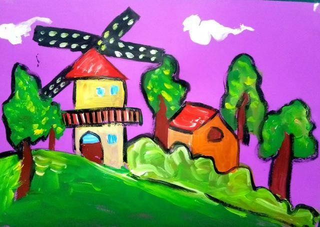 46,赵永江的水粉卡纸