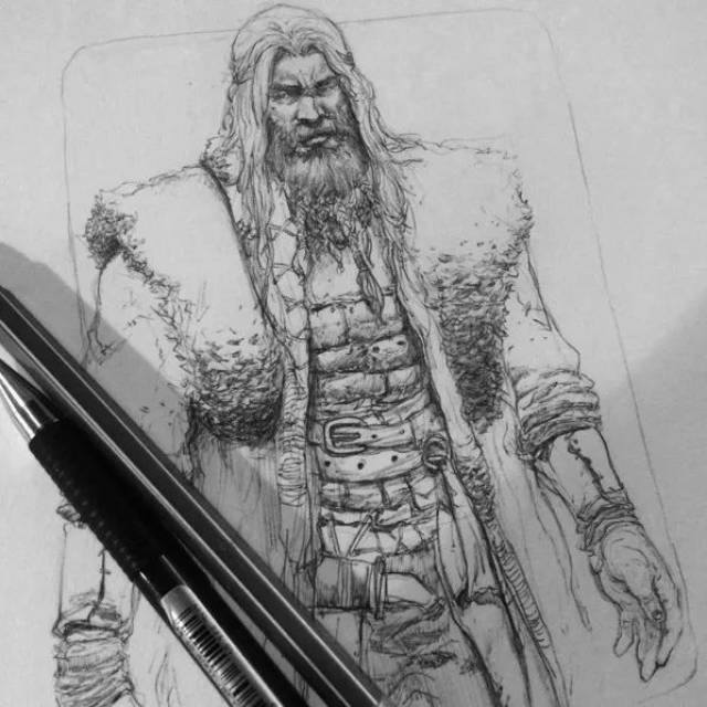 手绘-hicham habchi一组速写本上的绘画_手机搜狐网