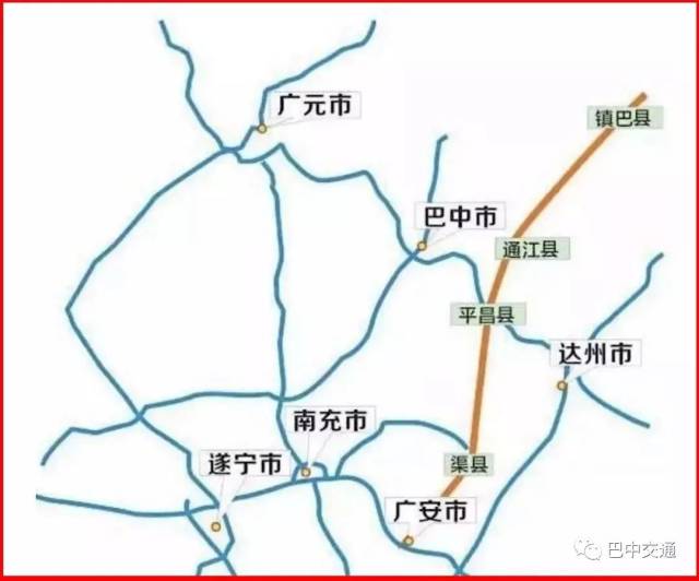 平昌又一条出川高速公路,途经这些乡镇