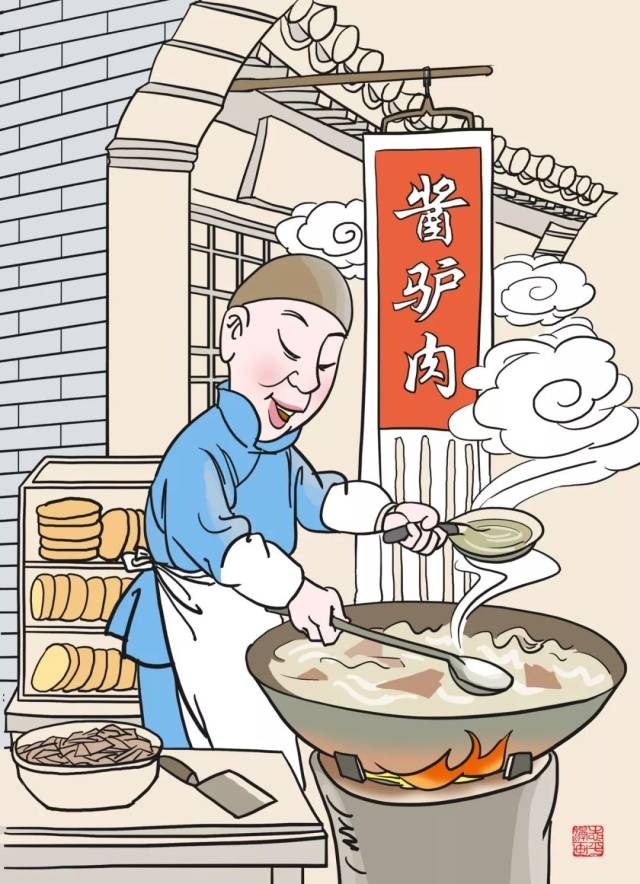温而不火酱驴肉