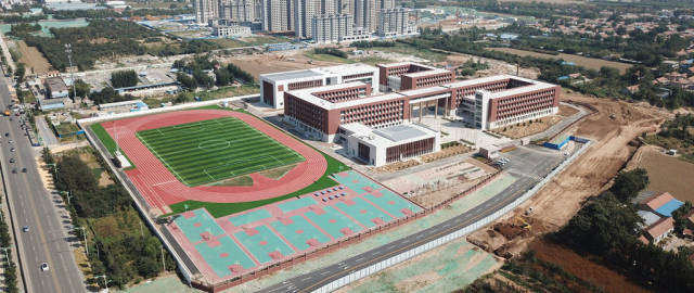 淄江中学鸟瞰
