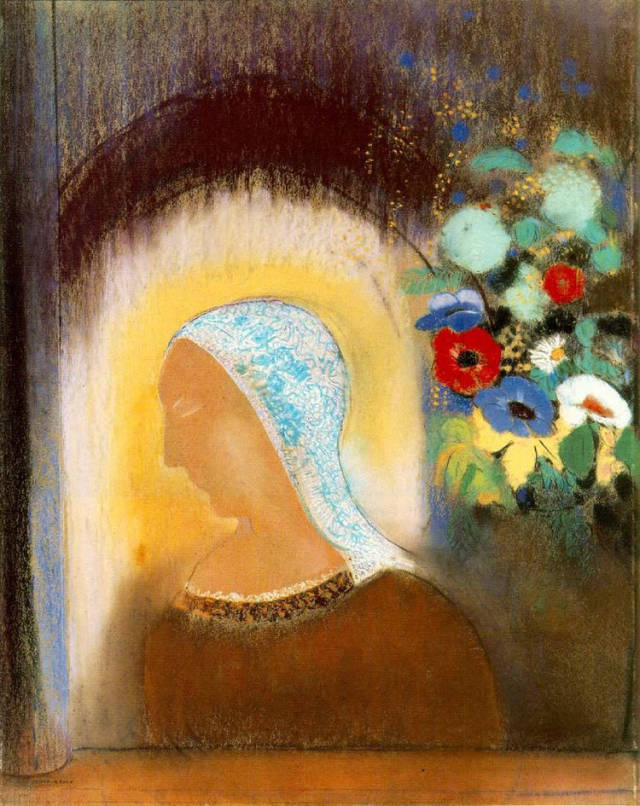 redon,1840——1916)与摩劳同为法国19世纪末象征主义画派的主要画家