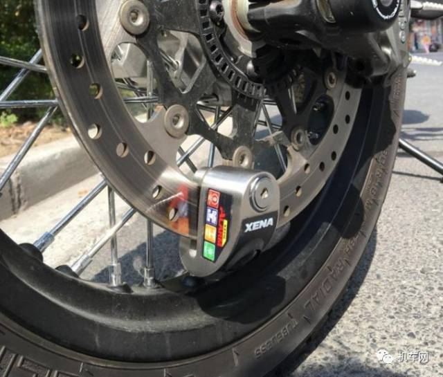 英国xena报警碟刹锁,下单立减20,另送提醒绳,锁包!