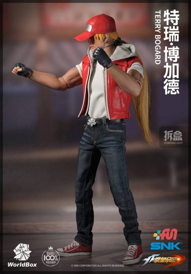 world box《拳皇》snk kof 特瑞 1:6可動人偶