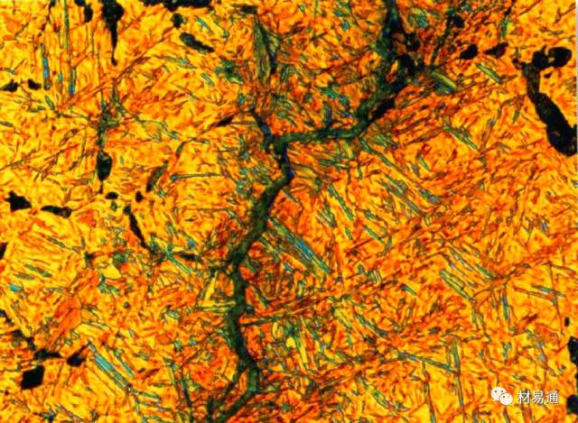 t10 放大倍数 1000x 处理工艺 淬水 浸蚀方法 4%硝酸酒精溶液 组织