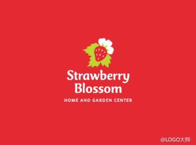 草莓主题logo设计合集鉴赏!