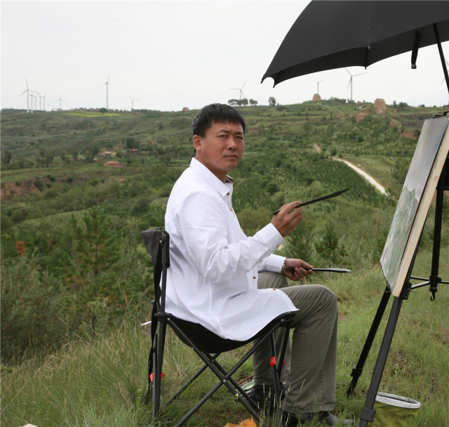 笔墨纵情 气势雄厚:画家孟宪德作品赏析_手机搜狐网