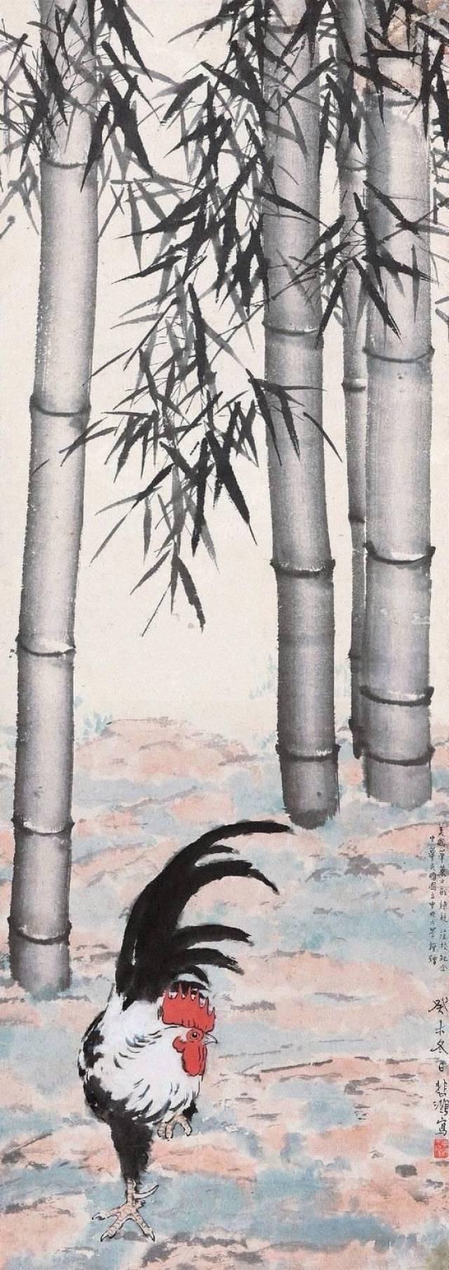 徐悲鸿画竹，真妙！_搜狐网