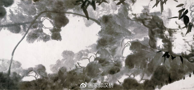 汉桥话画：清朱耷《河上花图卷》看八大山人起落人生_搜狐网