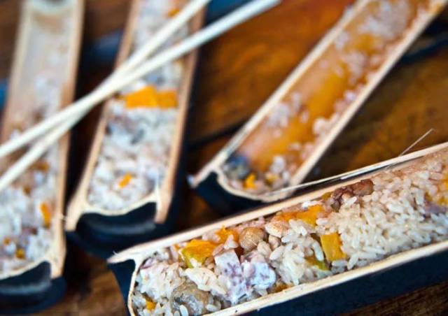 这里承包了所有桂林家长和孩子的快乐,竹箩画制作,自制竹筒饭