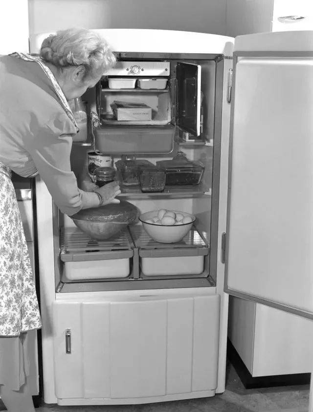 机带动压缩机工作的冰箱是由瑞典工程师布莱顿和孟德斯于1923年发明的