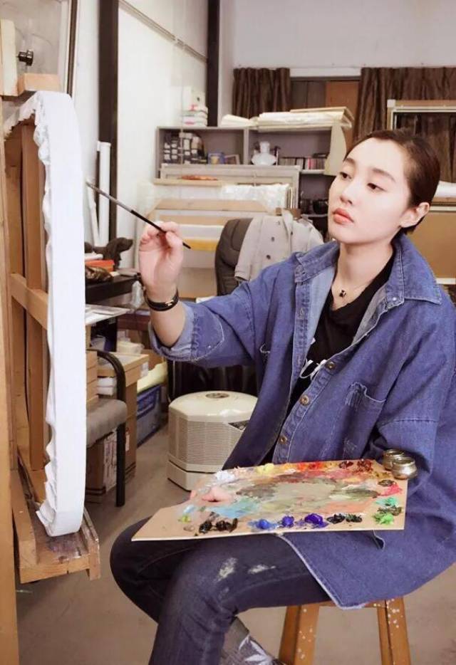 清华美院美女博士于婉莹和她的手绘清华作品欣赏!