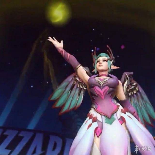 守望先锋糖梅仙子天使皮肤化身小精灵造型可人