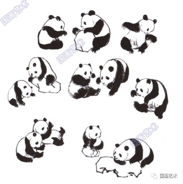 熊猫绘画柳叶笔在哪图片