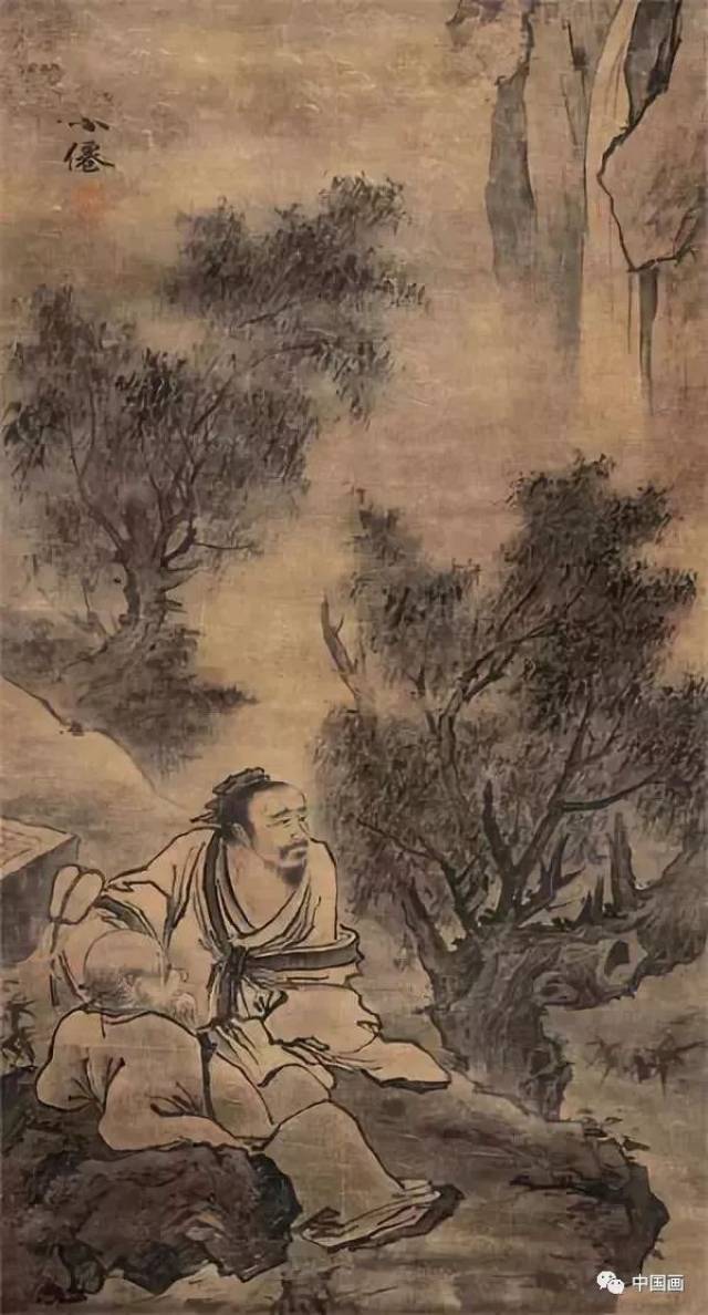 江夏(今湖北武汉)人,吴伟擅长画人物山水,时常绘制巨大的山水画卷.