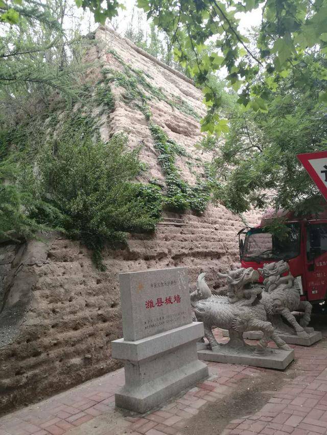 潍坊中山路大十字口附近的城墙遗址