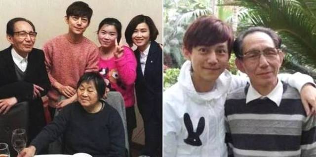 何炅全家福曝光孩子五官酷似何炅妻子原来是熟悉的她