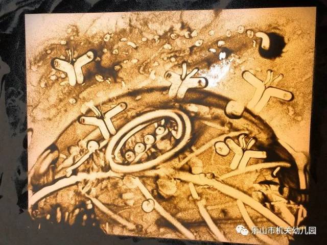 驰骋沙画世界 | 记乐山市机关幼儿园中班亲子活动