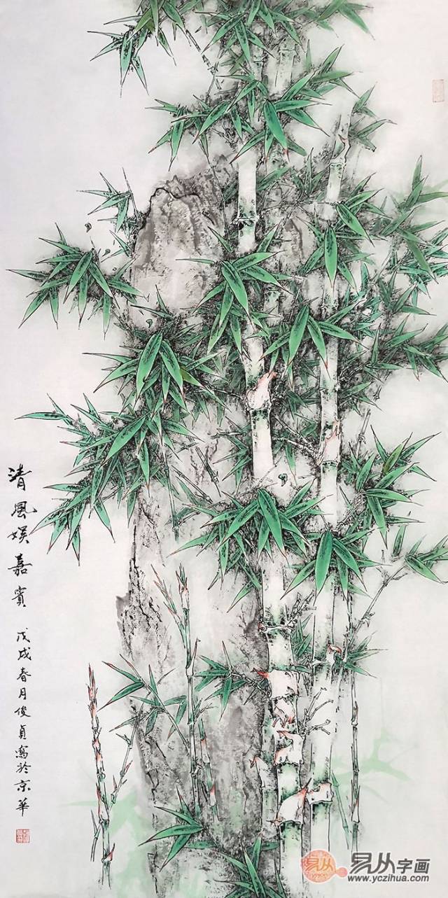 当代擅长画竹子的画家