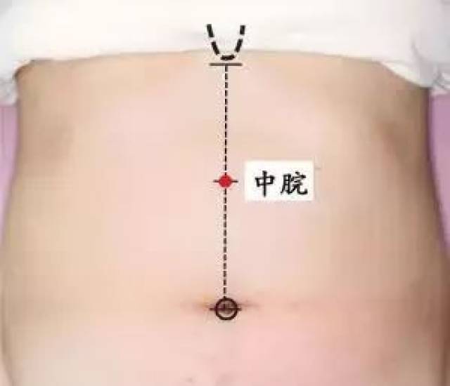 艾灸中脘穴!
