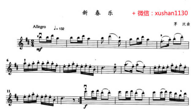 新春乐(小提琴独奏谱 钢琴伴奏谱)中国小提琴名曲