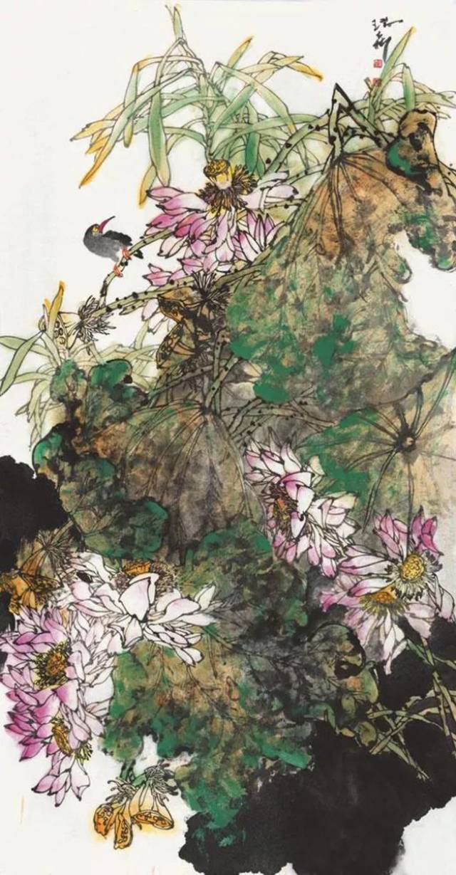 吉瑞森:画一幅花鸟画代替我的自画像(90幅)