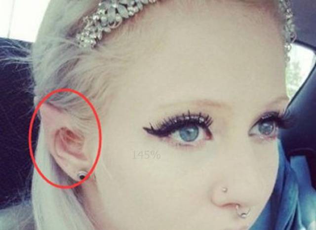 5,耳朵尖没有肉感的女人