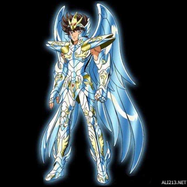 圣斗士星矢:五小强圣衣历次变化,凤凰座的神圣衣是摔出来的