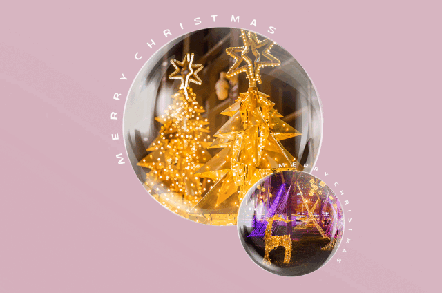 圣诞节特辑 | 金地中心开启炫彩圣诞,光影流动如坠梦境!