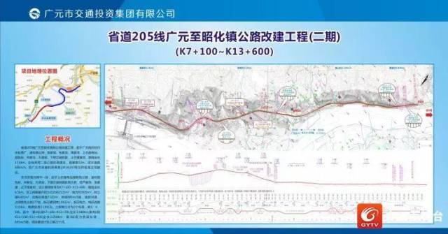 772km,二級公路標準建設,設計時速60km/h,路基寬12m,瀝青砼路面.