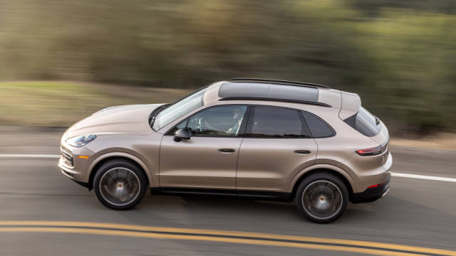 下面欣赏一下2019款保时捷卡宴美图在美国,2019款保时捷卡宴起价66