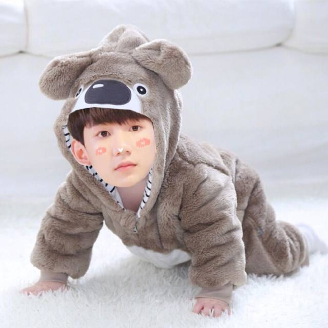 王源被粉丝p成宝宝照,超可爱哈哈