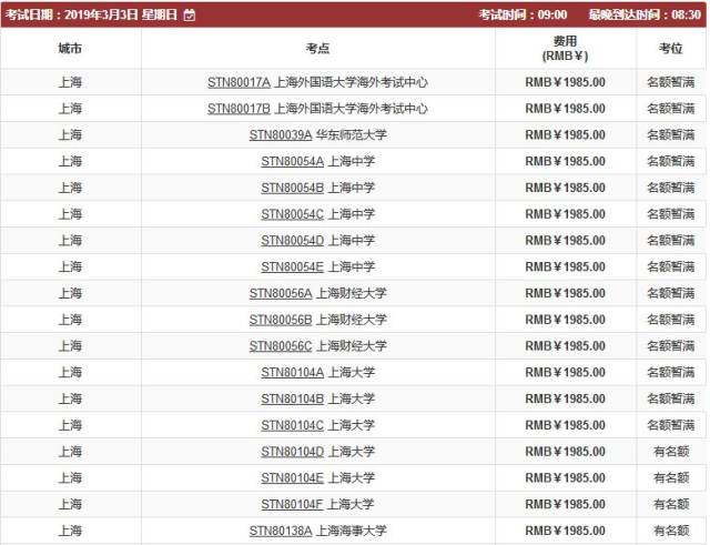 武汉大学2019年托福考位极度稀缺?附热点考位