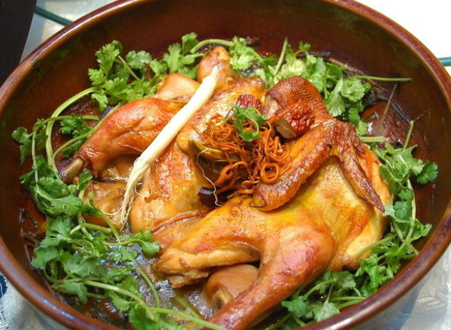 湖北美食三游神仙鸡吃后心爽神怡悠哉游哉乐过神仙