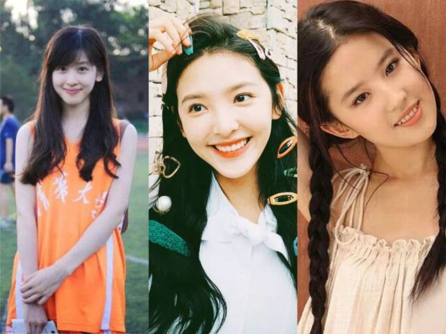 倒不是说演技多惊人,而是拥有一张标准初恋脸,号称"奶茶妹妹"章泽天和