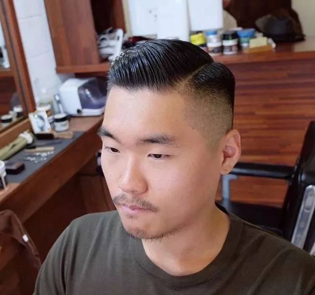 中国男生剪复古油头发型,原来可以这么帅!