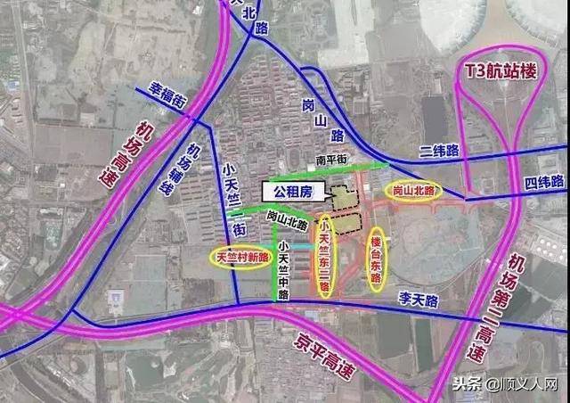 2019年,顺义新建的这4条道路即将开工!