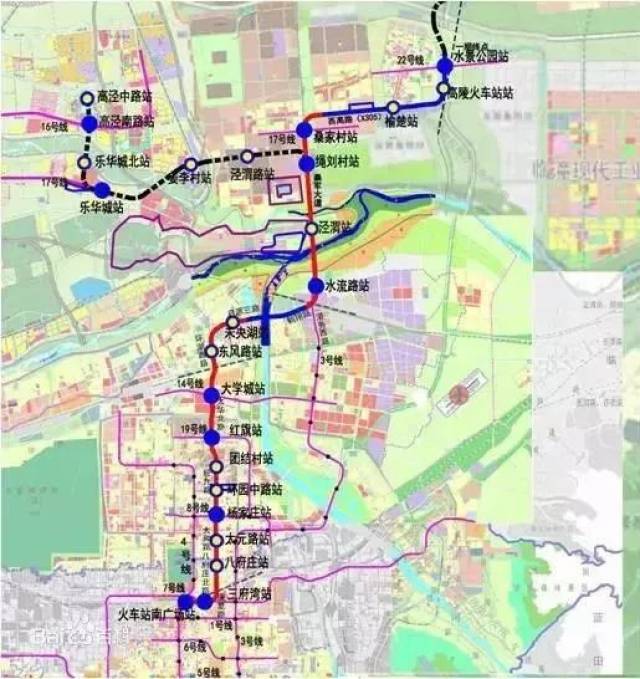 西安地铁10号线终点站确定在西延高铁富平阎良站!