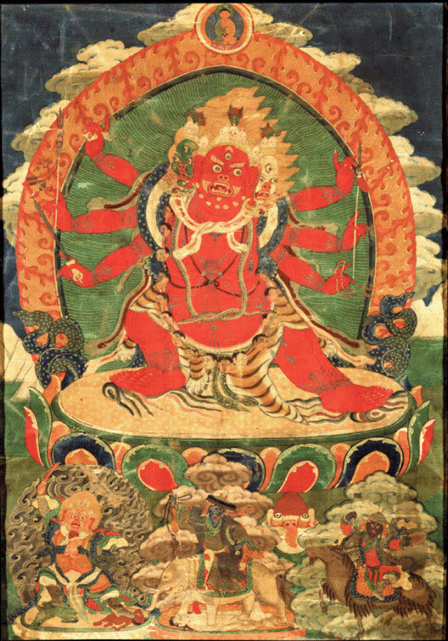 唐卡的起源是神示还是讲佛时候的示意图