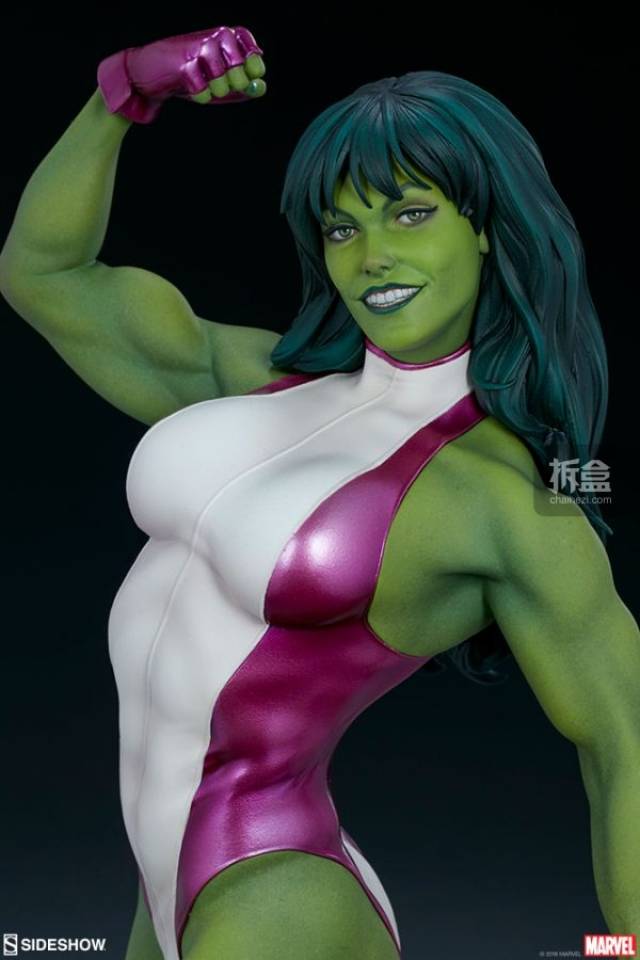 sideshow 漫威 she-hulk 女浩克 1:5 雕像