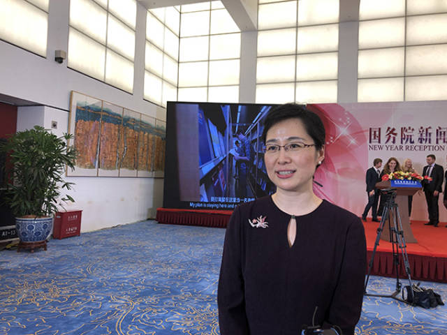 中宣部(国新办)对外新闻局副局长袭艳春.