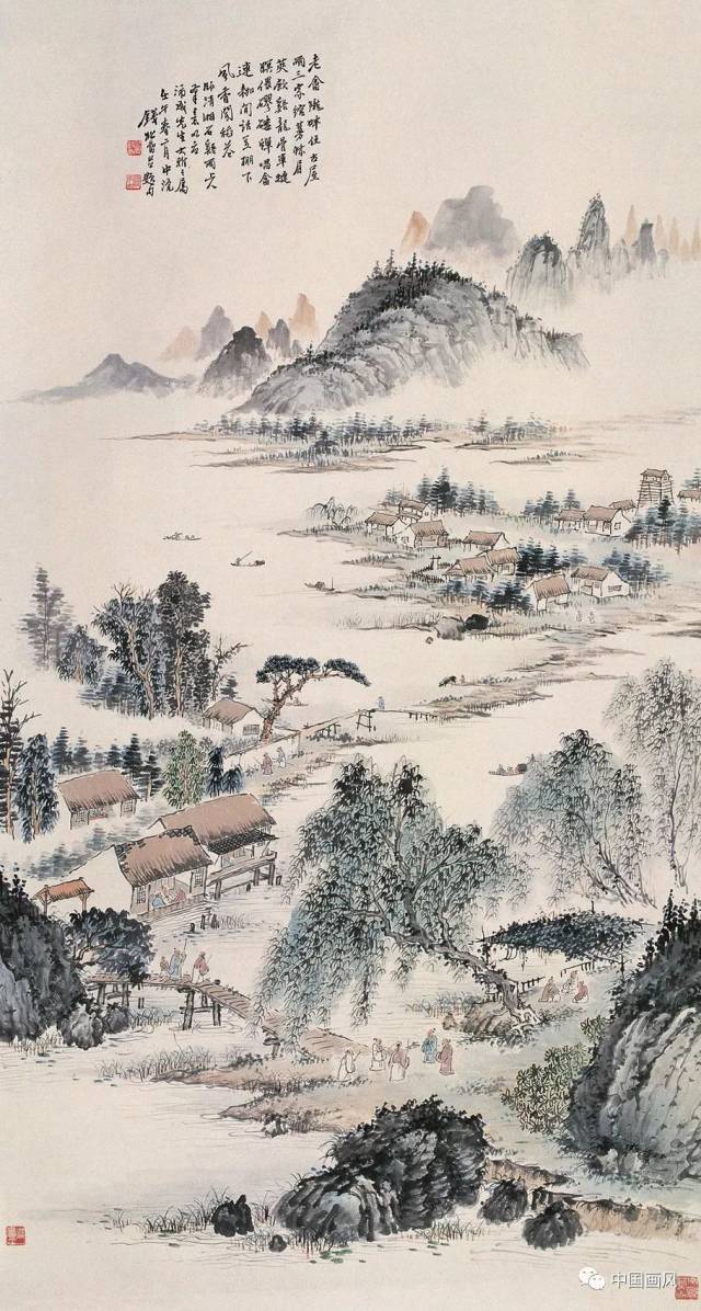 钱松喦仿古山水，过目不忘怀_搜狐网