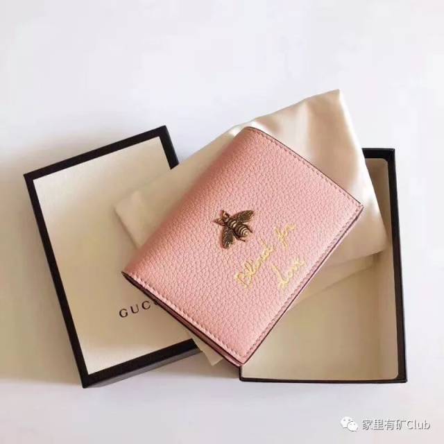 gucci 蜜蜂小钱包卡包