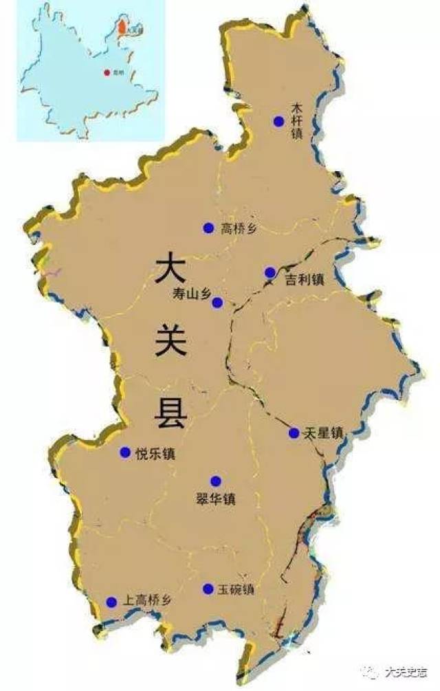 大关县木杆镇地图图片