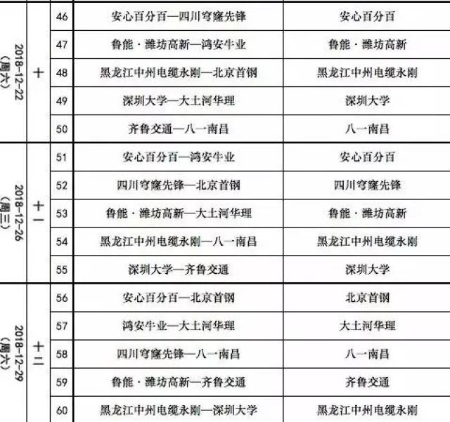 18年乒超最后赛程表,附央视5节目预告,直播地