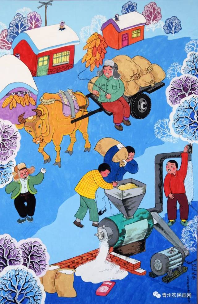 吉林省梨树县农民画画家——钱洪满