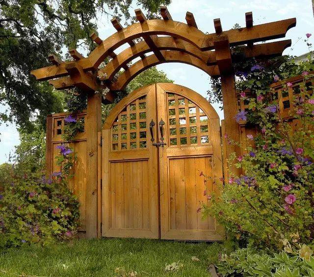 30款田园风光庭院花园入口设计 |最美藤架