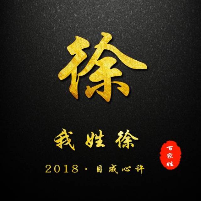 2019贺岁百家姓姓氏头像